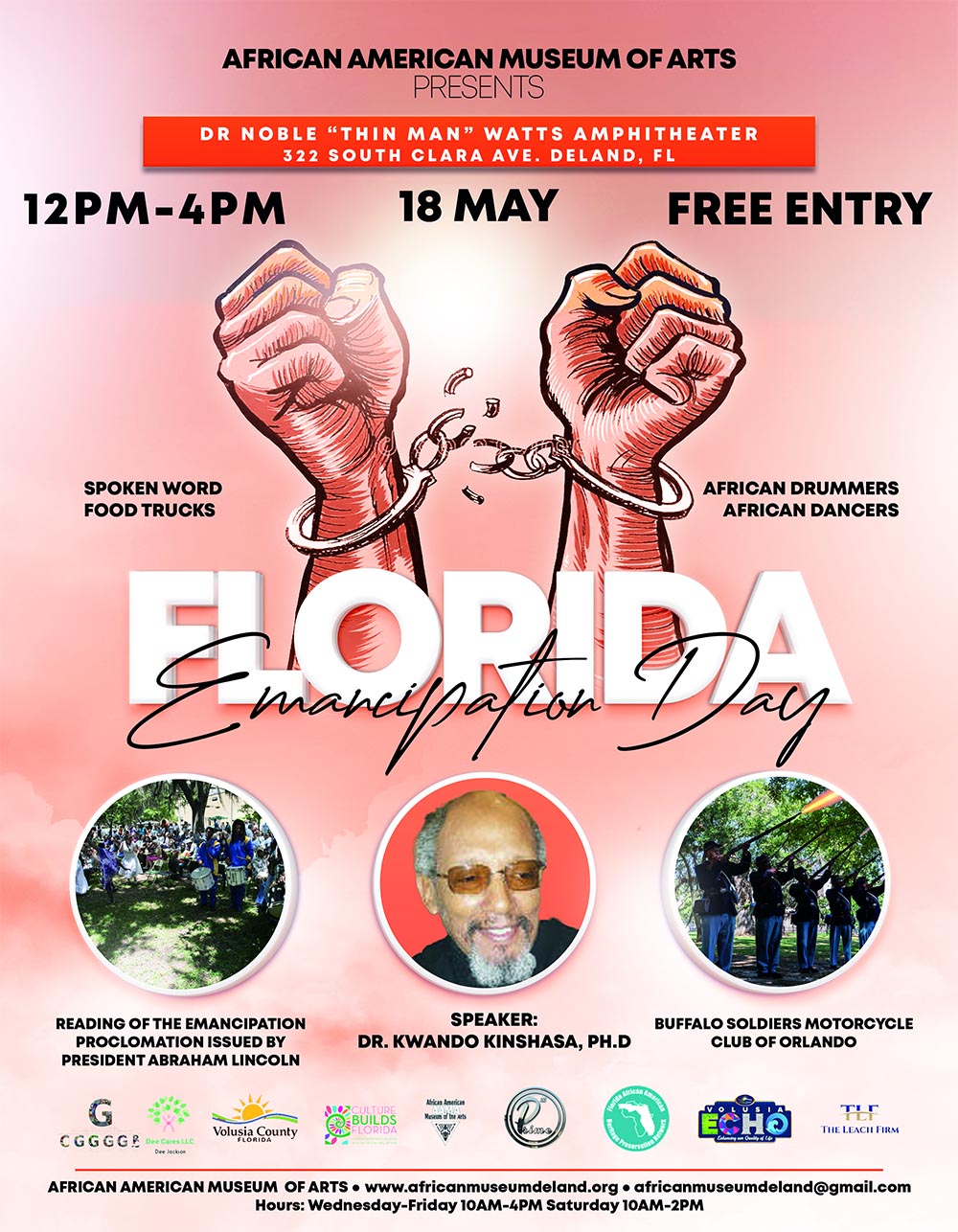African American Museum of the Arts Florida Emancipation Day event