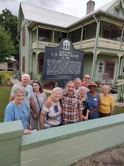 Sebring Society visiting the L. B. Brown House Museum