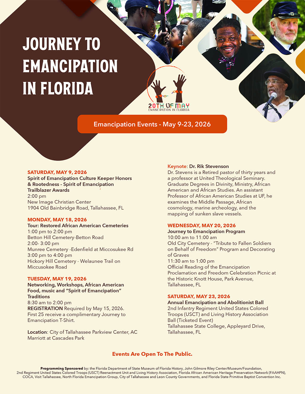 Journey to Emancipation in Florida flyer